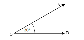 30 degree angle